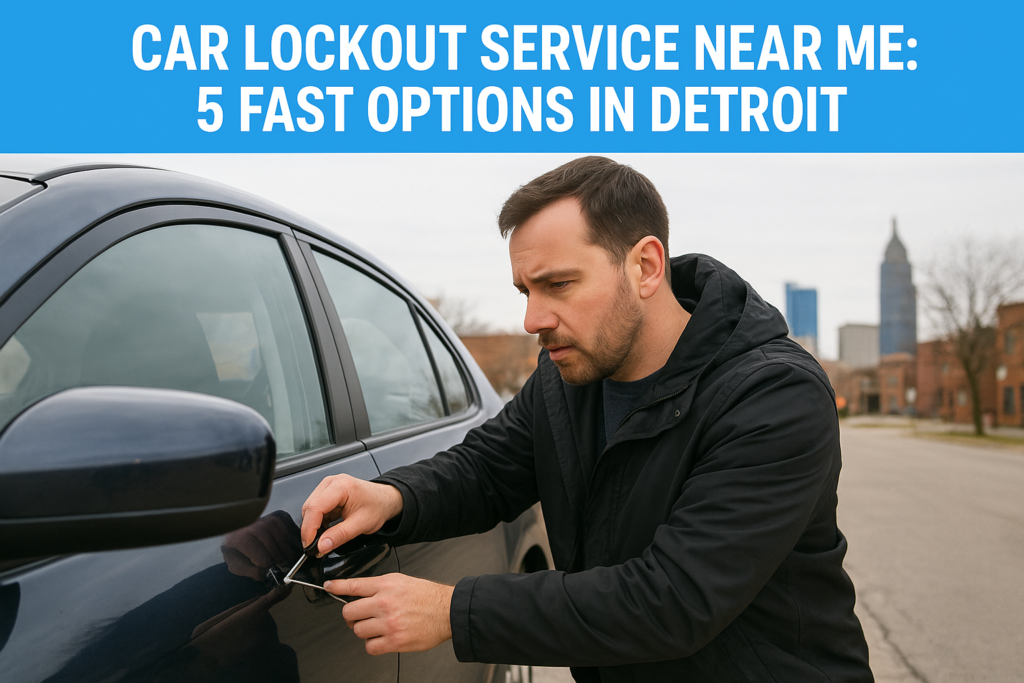 Car Lockout Service Near Me: 5 Fast Options In Detroit