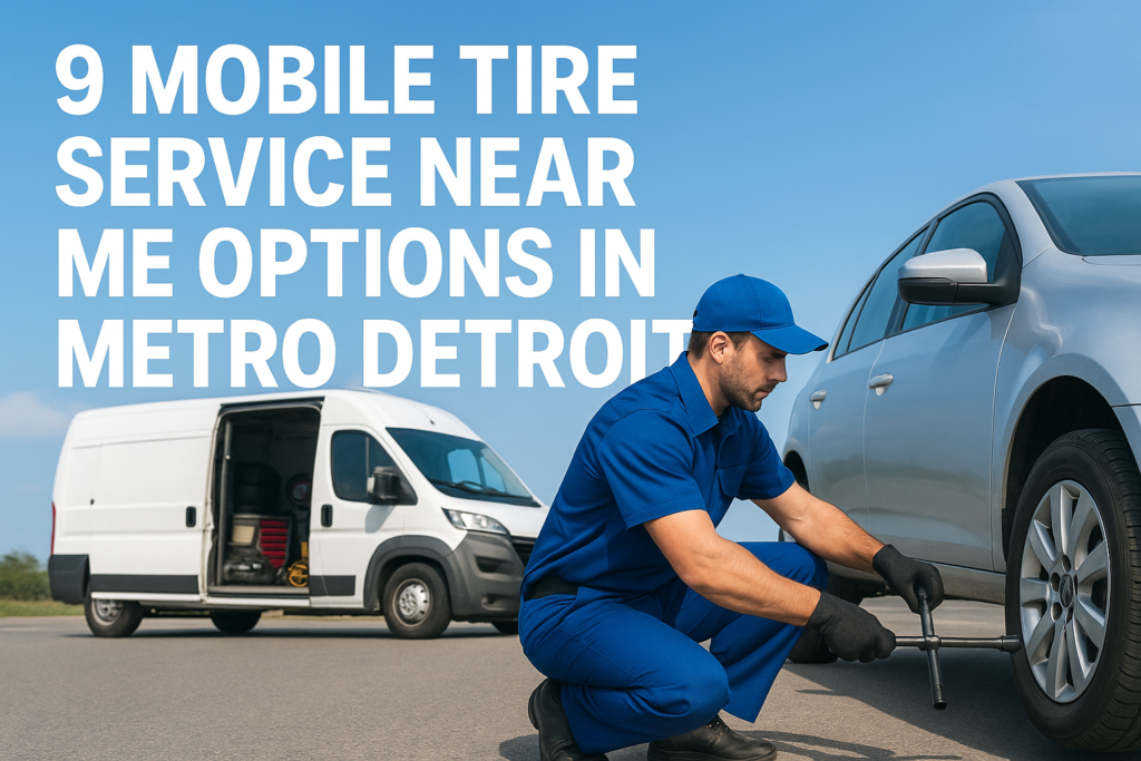 9 Mobile Tire Service Near Me Options In Metro Detroit