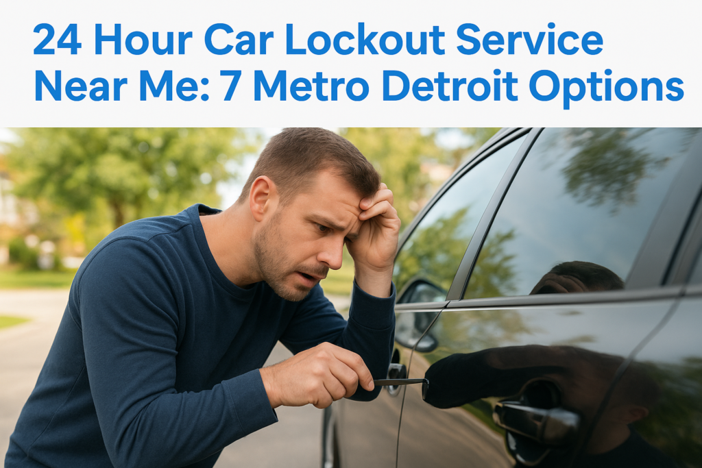 24 Hour Car Lockout Service Near Me: 7 Metro Detroit Options