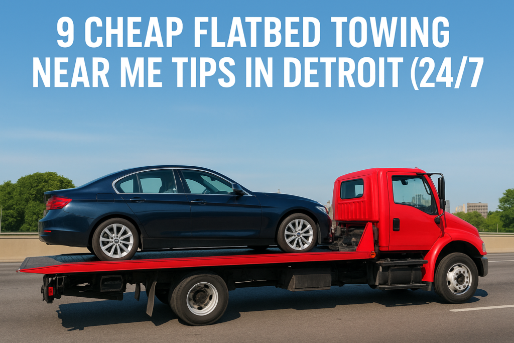 9 Cheap Flatbed Towing Near Me Tips In Detroit (24/7)