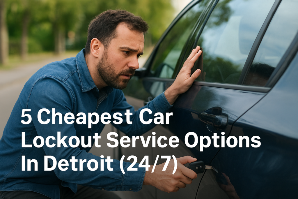 5 Cheapest Car Lockout Service Options In Detroit (24/7) 5 Cheapest Car Lockout Service Options In Detroit (24/7)