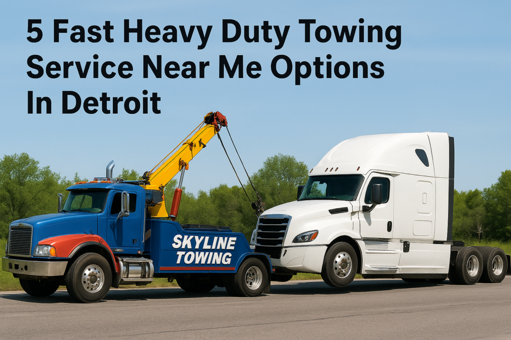 5 Fast Heavy Duty Towing Service Near Me Options In Detroit 5 Fast Heavy Duty Towing Service Near Me Options In Detroit