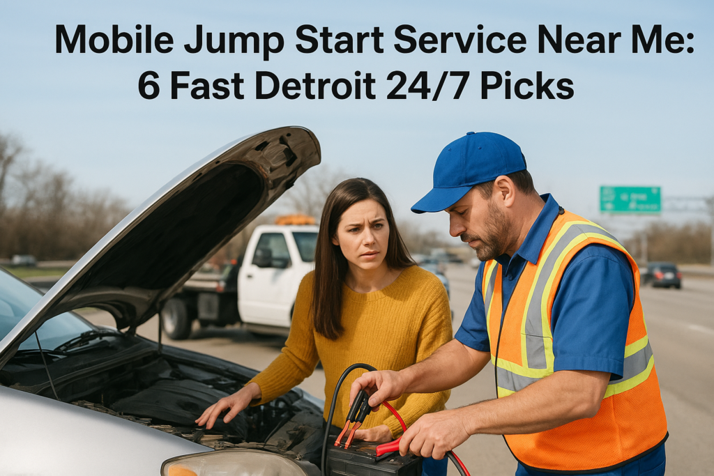Mobile Jump Start Service Near Me: 6 Fast Detroit 24/7 Picks