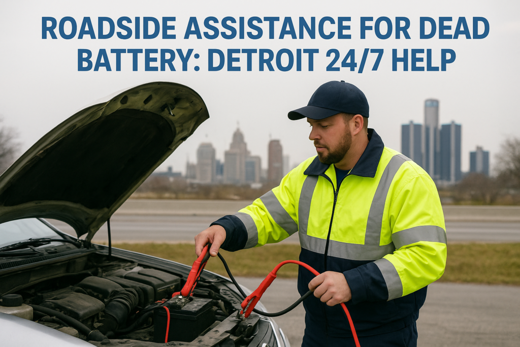 Roadside Assistance For Dead Battery: Detroit 24/7 Help
