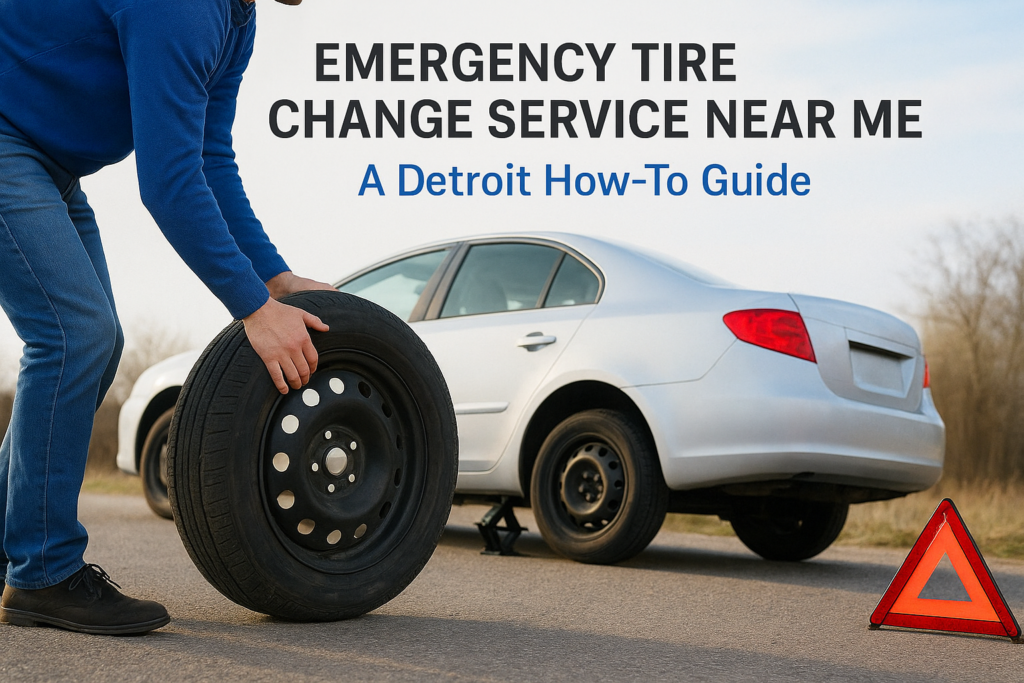 Emergency Tire Change Service Near Me: A Detroit How-To Guide
