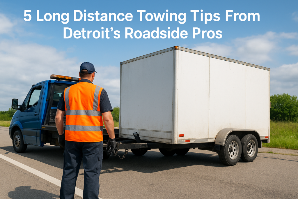 5 Long Distance Towing Tips From Detroit's Roadside Pros