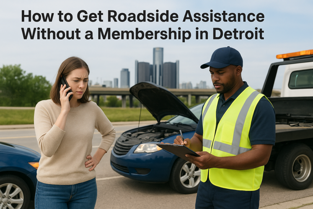 How to Get Roadside Assistance Without a Membership in Detroit