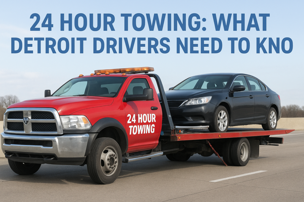 24 Hour Towing: What Detroit Drivers Need to Know