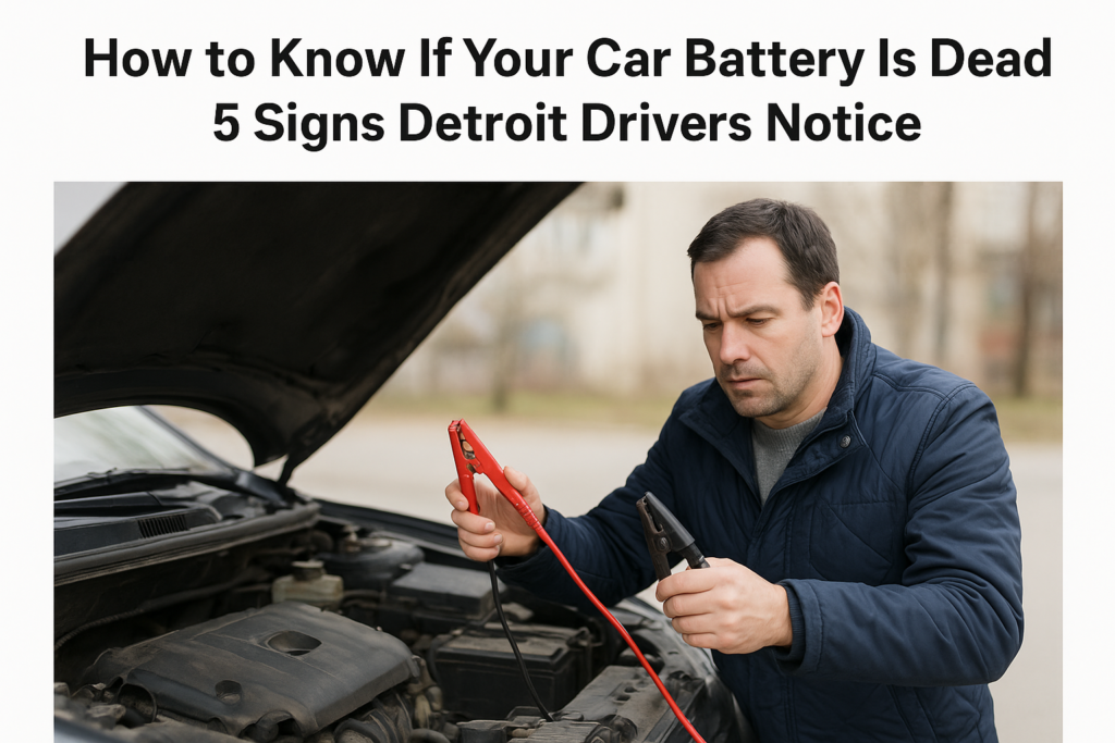 How to Know If Your Car Battery Is Dead: 5 Signs Detroit Drivers Notice How to Know If Your Car Battery Is Dead: 5 Signs Detroit Drivers Notice