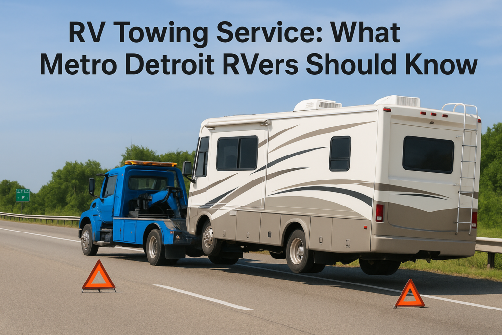 RV Towing Service: What Metro Detroit RVers Should Know