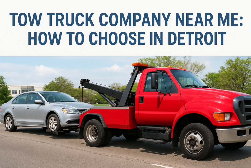 Tow Truck Company Near Me: How to Choose in Detroit Tow Truck Company Near Me: How to Choose in Detroit