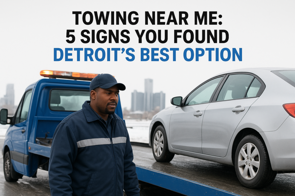 Towing Near Me: 5 Signs You Found Detroit's Best Option