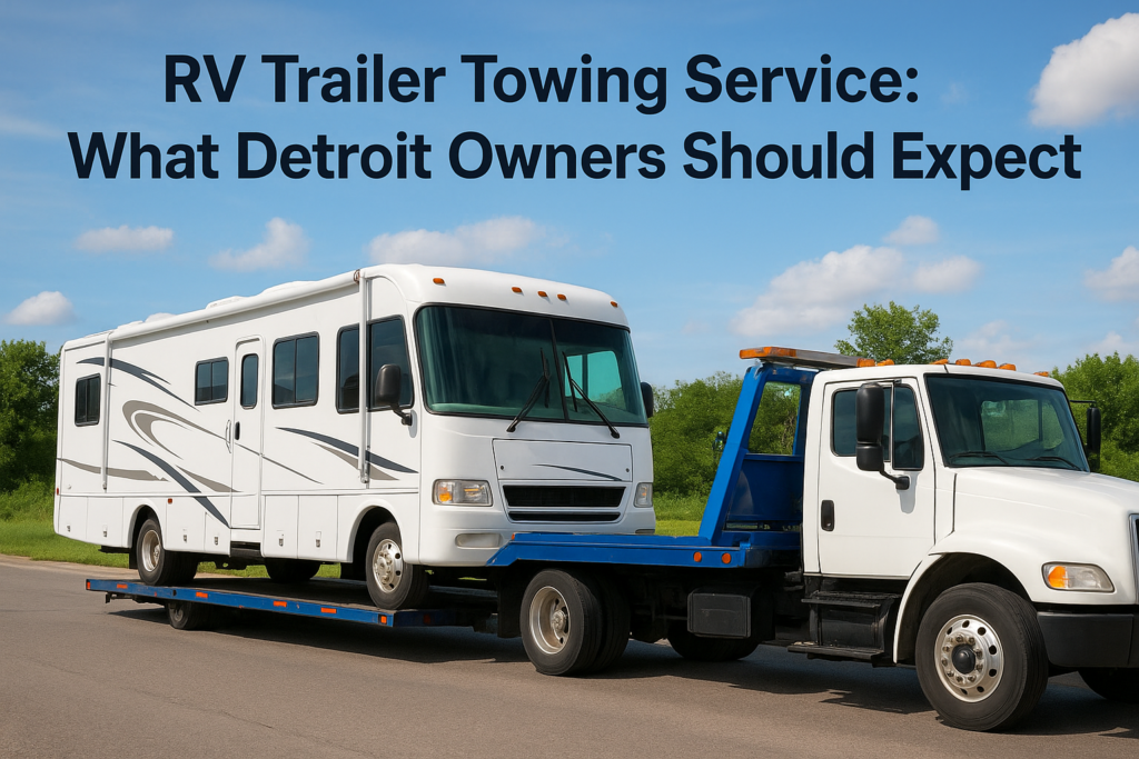 RV Trailer Towing Service: What Detroit Owners Should Expect RV Trailer Towing Service: What Detroit Owners Should Expect