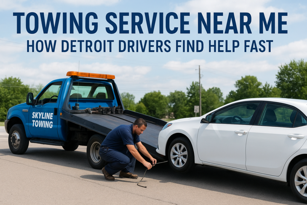 Towing Service Near Me: How Detroit Drivers Find Help Fast Towing Service Near Me: How Detroit Drivers Find Help Fast