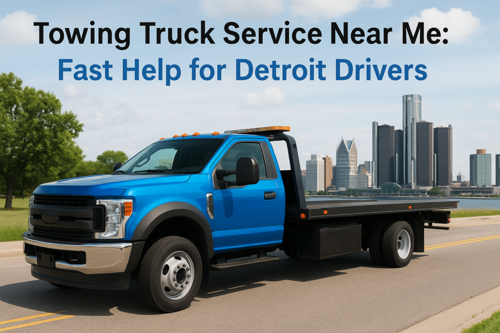 Towing Truck Service Near Me: Fast Help for Detroit Drivers