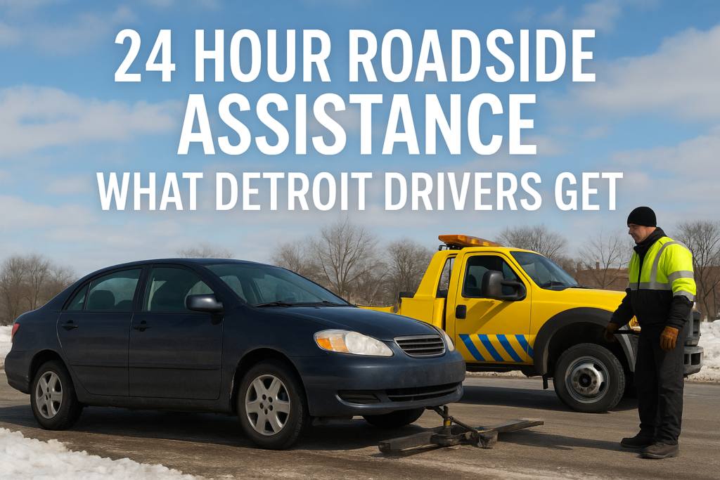 24 Hour Roadside Assistance: What Detroit Drivers Get 24 Hour Roadside Assistance: What Detroit Drivers Get