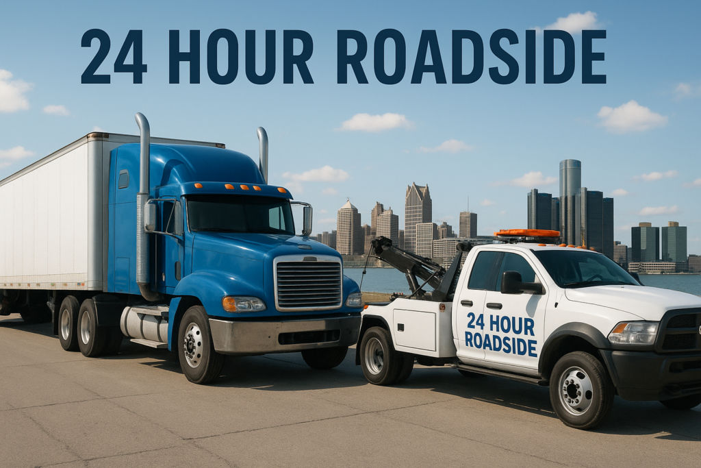 24 Hour Roadside Assistance for Trucks: Detroit's Help 24 Hour Roadside Assistance for Trucks: Detroit's Help