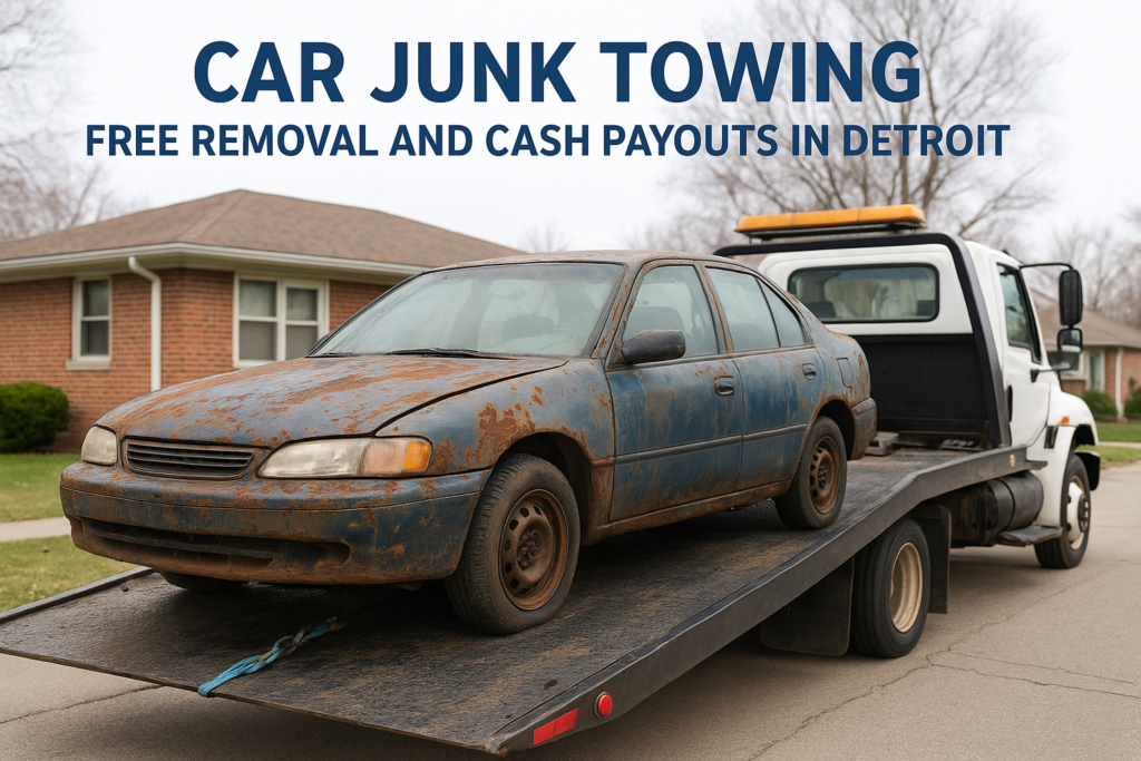 Car Junk Towing: Free Removal and Cash Payouts in Detroit Car Junk Towing: Free Removal and Cash Payouts in Detroit