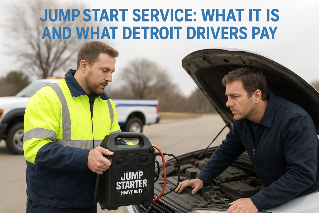 Jump Start Service: What It Is and What Detroit Drivers Pay Jump Start Service: What It Is and What Detroit Drivers Pay