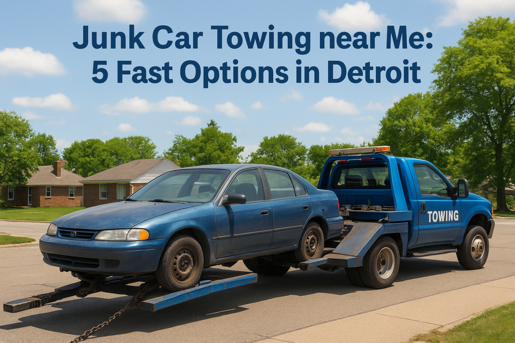 Junk Car Towing near Me: 5 Fast Options in Detroit Junk Car Towing near Me: 5 Fast Options in Detroit