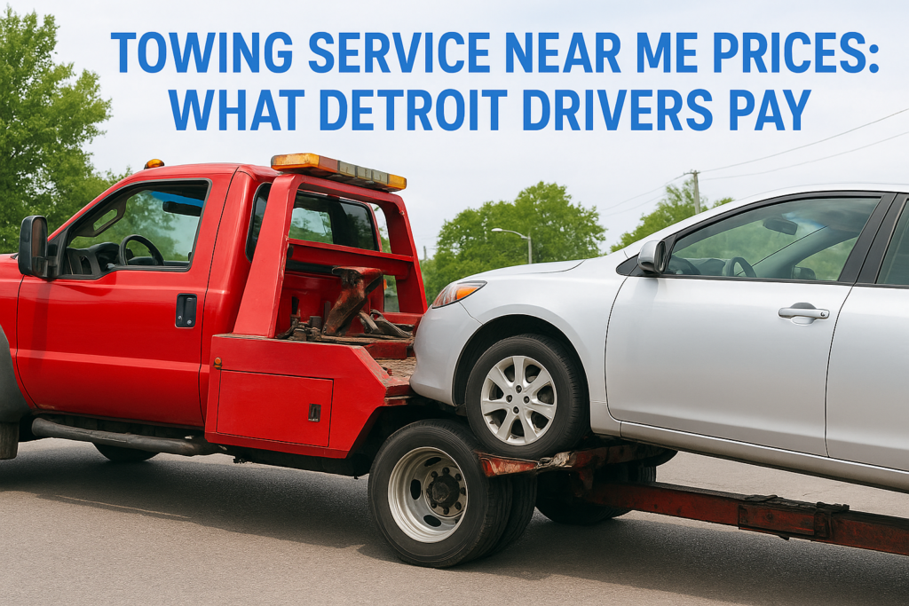 Towing Service near Me Prices: What Detroit Drivers Pay Towing Service near Me Prices: What Detroit Drivers Pay