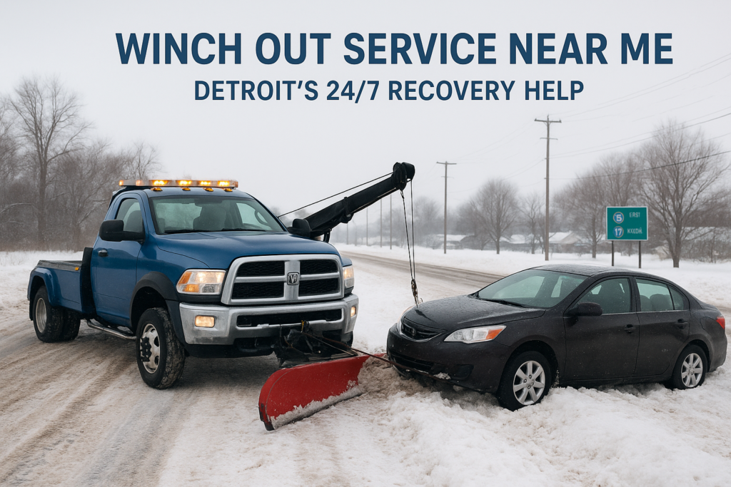 Winch Out Service near Me: Detroit's 24/7 Recovery Help Winch Out Service near Me: Detroit's 24/7 Recovery Help