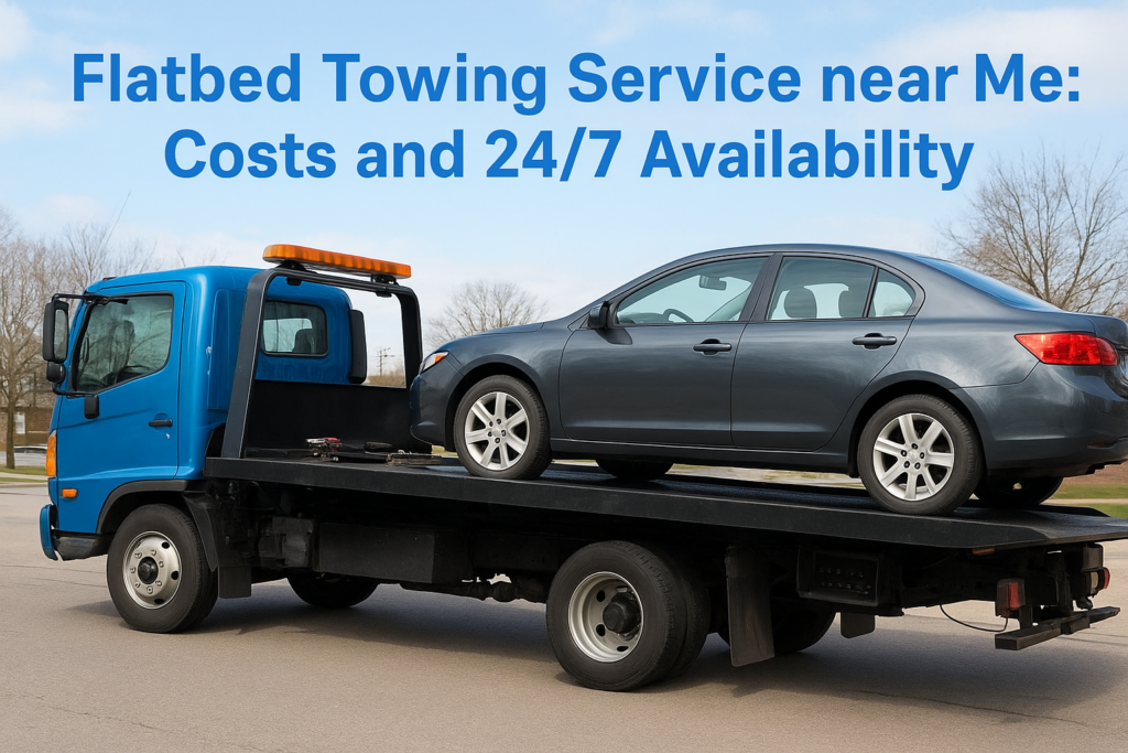 Flatbed Towing Service near Me: Costs and 24/7 Availability Flatbed Towing Service near Me: Costs and 24/7 Availability